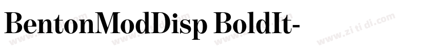 BentonModDisp BoldIt字体转换 BentonModDisp BoldIt字体转换